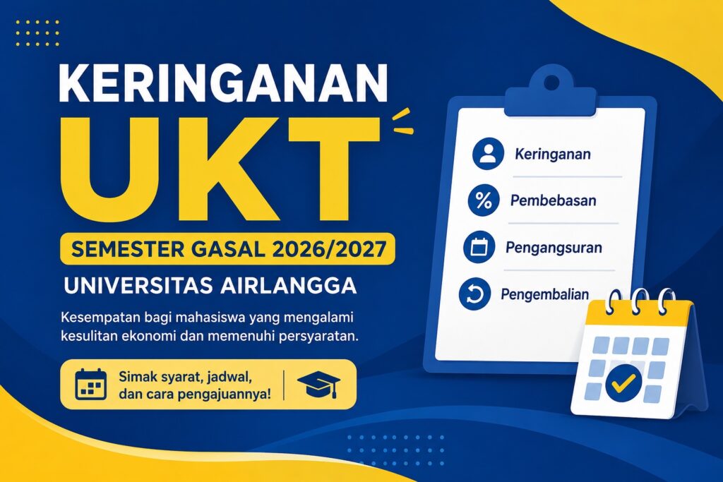 KeringananUKT UNAIR Semester Gasal 2026/2027.